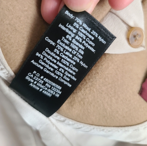 Wilfred Cocoon Wool Cashmere Coat - Size XS - Picture 16 of 16